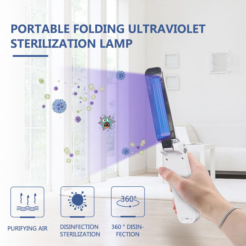 Compact UV Disinfection Lamp for Travel