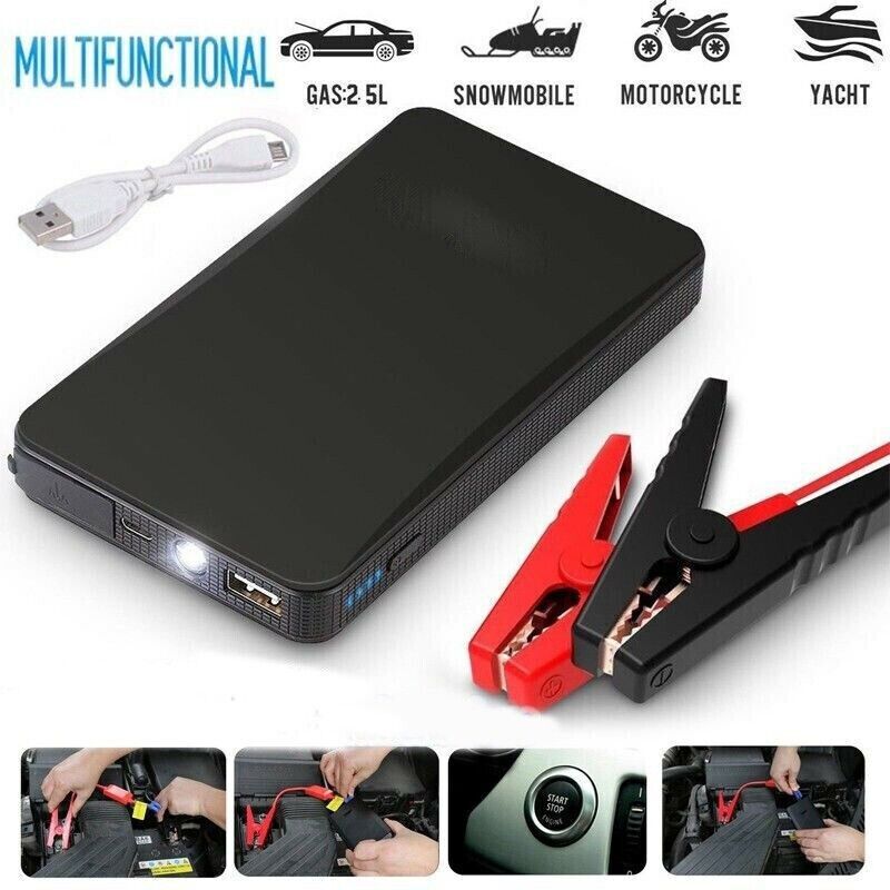 Compact 20000mAh Jump Starter & Power Bank